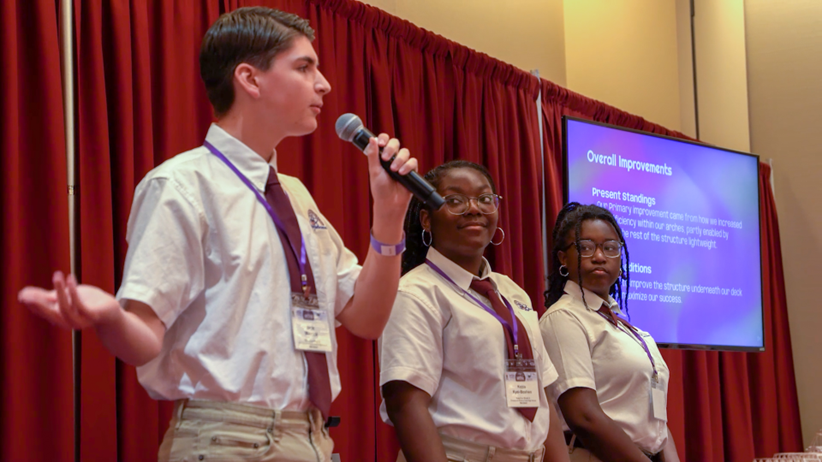 Chesapeake Science School, Hanover, MD Team: Make It or Break It • Jack Warrick • Kamryn Holley • Kezia Kyei-Boahen
