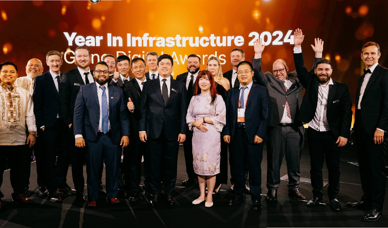 Winners of the 2024 Going Digital Awards celebrate their accomplishments. Nominations are now open for the 2025 awards. Image courtesy of Bentley Systems.